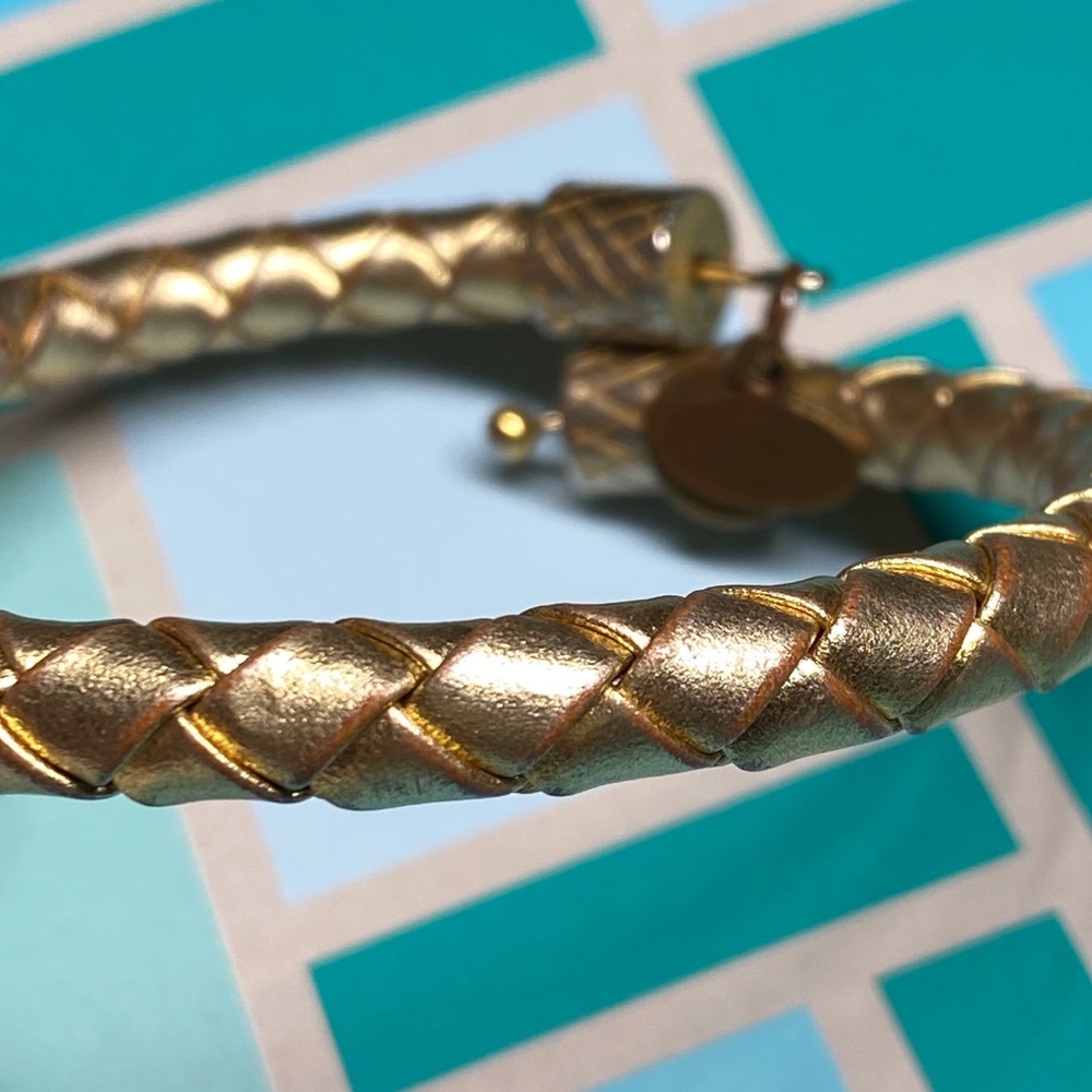 Alex and Ani Sold Out Gold Leather Wrap Bracelet - Picture 6 of 7